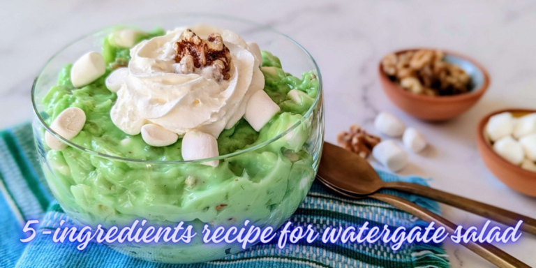 5-ingredients recipe for watergate salad